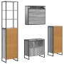 Juego de muebles de baño Gris Sonoma Madera de ingeniería en Tocadores de baño | Comprar online en Foro24