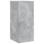 Mueble de TV de pared con luces LED gris hormigón 30,5x35x70 cm de , Muebles TV - Ref: Foro24-837238, Precio: 46,11 €, Descue...