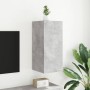 Wand-TV-Möbel mit betongrauen LED-Leuchten 30,5x35x70 cm von , TV-Möbel - Ref: Foro24-837238, Preis: 46,69 €, Rabatt: %