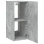 Mueble de TV de pared con luces LED gris hormigón 30,5x35x70 cm de , Muebles TV - Ref: Foro24-837238, Precio: 46,11 €, Descue...