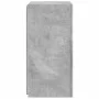 Wall-mounted TV stand with LED lights in concrete gray, 30.5x35x70 cm. by , TV Furniture - Ref: Foro24-837238, Price: 46,11 €...