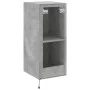 Mueble de TV de pared con luces LED gris hormigón 30,5x35x70 cm de , Muebles TV - Ref: Foro24-837238, Precio: 46,11 €, Descue...