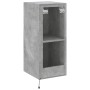 Wand-TV-Möbel mit betongrauen LED-Leuchten 30,5x35x70 cm von , TV-Möbel - Ref: Foro24-837238, Preis: 46,69 €, Rabatt: %