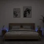 Muebles TV de pared luces LED 2 uds roble ahumado 30,5x35x30 cm de , Muebles TV - Ref: Foro24-837227, Precio: 58,65 €, Descue...