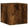 Muebles TV de pared luces LED 2 uds roble ahumado 30,5x35x30 cm de , Muebles TV - Ref: Foro24-837227, Precio: 58,65 €, Descue...