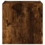 Muebles TV de pared luces LED 2 uds roble ahumado 30,5x35x30 cm de , Muebles TV - Ref: Foro24-837227, Precio: 58,65 €, Descue...