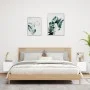 Muebles de TV de pared con luces LED 2 uds blanco 30,5x35x30 cm de , Muebles TV - Ref: Foro24-837219, Precio: 56,17 €, Descue...