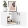 Muebles de TV de pared con luces LED 2 uds blanco 30,5x35x30 cm de , Muebles TV - Ref: Foro24-837219, Precio: 56,86 €, Descue...