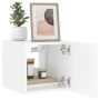 Wand-TV-Möbel mit LED-Leuchten 2 Stück weiß 30,5x35x30 cm von , TV-Möbel - Ref: Foro24-837219, Preis: 56,17 €, Rabatt: %