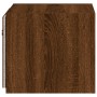 Muebles TV de pared luces LED 2 uds roble marrón 30,5x35x30 cm de , Muebles TV - Ref: Foro24-837231, Precio: 56,05 €, Descuen...