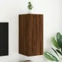 Wand-TV-Möbel mit LED-Leuchten, braune Eiche 30,5x35x70 cm von , TV-Möbel - Ref: Foro24-837244, Preis: 47,60 €, Rabatt: %