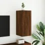 Wand-TV-Möbel mit LED-Leuchten, braune Eiche 30,5x35x70 cm von , TV-Möbel - Ref: Foro24-837244, Preis: 47,60 €, Rabatt: %