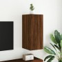 Wand-TV-Möbel mit LED-Leuchten, braune Eiche 30,5x35x70 cm von , TV-Möbel - Ref: Foro24-837244, Preis: 48,19 €, Rabatt: %