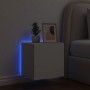 Wand-TV-Möbel mit weißen LED-Leuchten 40,5x35x40 cm von , TV-Möbel - Ref: Foro24-837246, Preis: 37,49 €, Rabatt: %