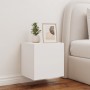 Mueble de TV de pared con luces LED blanco 40,5x35x40 cm de , Muebles TV - Ref: Foro24-837246, Precio: 37,44 €, Descuento: %