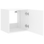 Mueble de TV de pared con luces LED blanco 40,5x35x40 cm de , Muebles TV - Ref: Foro24-837246, Precio: 37,44 €, Descuento: %