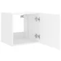 Mueble de TV de pared con luces LED blanco 40,5x35x40 cm de , Muebles TV - Ref: Foro24-837246, Precio: 37,09 €, Descuento: %