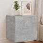 Mueble de TV de pared con luces LED gris hormigón 40,5x35x40 cm de , Muebles TV - Ref: Foro24-837252, Precio: 41,68 €
