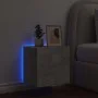 Mueble de TV de pared con luces LED gris hormigón 40,5x35x40 cm de , Muebles TV - Ref: Foro24-837252, Precio: 41,22 €, Descue...