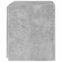 Wall-mounted TV stand with LED lights in concrete gray, 40.5x35x40 cm by , TV Furniture - Ref: Foro24-837252, Price: 41,22 €,...