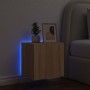 Wand-TV-Möbel mit LED-Leuchten Sonoma-Eiche 40,5x35x40 cm von , TV-Möbel - Ref: Foro24-837250, Preis: 42,33 €, Rabatt: %