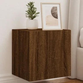 Muebles TV de pared luces LED 2 uds marrón roble 40,5x35x40 cm de , Muebles TV - Ref: Foro24-837259, Precio: 69,90 €, Descuen...
