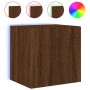 Wandfernseher Möbel LED-Leuchten 2 Stück braune Eiche 40,5x35x40 cm von , TV-Möbel - Ref: Foro24-837259, Preis: 70,81 €, Raba...