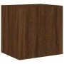 Wandfernseher Möbel LED-Leuchten 2 Stück braune Eiche 40,5x35x40 cm von , TV-Möbel - Ref: Foro24-837259, Preis: 69,90 €, Raba...