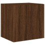 Wandfernseher Möbel LED-Leuchten 2 Stück braune Eiche 40,5x35x40 cm von , TV-Möbel - Ref: Foro24-837259, Preis: 70,81 €, Raba...