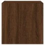 Muebles TV de pared luces LED 2 uds marrón roble 40,5x35x40 cm de , Muebles TV - Ref: Foro24-837259, Precio: 69,90 €, Descuen...