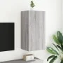 Wall-mounted TV stand with LED lights in Sonoma gray, 40.5x35x80 cm by , TV Furniture - Ref: Foro24-837265, Price: 61,96 €, D...
