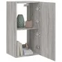 Mueble de TV de pared con luces LED gris Sonoma 40,5x35x80 cm de , Muebles TV - Ref: Foro24-837265, Precio: 61,96 €, Descuent...