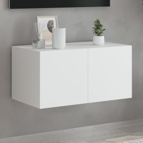 Wand-TV-Möbel mit weißen LED-Leuchten 60x35x31 cm von , TV-Möbel - Ref: Foro24-837267, Preis: 47,25 €, Rabatt: %