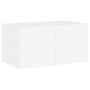 Wand-TV-Möbel mit weißen LED-Leuchten 60x35x31 cm von , TV-Möbel - Ref: Foro24-837267, Preis: 47,25 €, Rabatt: %