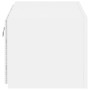 Mueble de TV de pared con luces LED blanco 60x35x31 cm de , Muebles TV - Ref: Foro24-837267, Precio: 47,20 €, Descuento: %