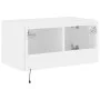 Wand-TV-Möbel mit weißen LED-Leuchten 60x35x31 cm von , TV-Möbel - Ref: Foro24-837267, Preis: 46,61 €, Rabatt: %