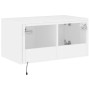 Wand-TV-Möbel mit weißen LED-Leuchten 60x35x31 cm von , TV-Möbel - Ref: Foro24-837267, Preis: 47,25 €, Rabatt: %