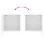 Wand-TV-Möbel 2 Stk. Ingenieurholz weiß 40,5x30x40cm von , TV-Möbel - Ref: Foro24-836897, Preis: 48,97 €, Rabatt: %