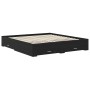 Estructura de cama con cajón Roble Negro 180 x 200 cm en Conjuntos de muebles | Comprar online en Foro24
