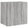 Wall-mounted TV stand in gray Sonoma engineered wood, 40.5x30x40 cm. by , TV Furniture - Ref: Foro24-836906, Price: 34,79 €, ...