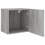 Wall-mounted TV stand in gray Sonoma engineered wood, 40.5x30x40 cm. by , TV Furniture - Ref: Foro24-836906, Price: 34,79 €, ...