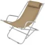 Tumbonas reclinables 2 unidades acero gris topo de vidaXL, Tumbonas - Ref: Foro24-44298, Precio: 158,95 €, Descuento: %