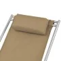 Tumbonas reclinables 2 unidades acero gris topo de vidaXL, Tumbonas - Ref: Foro24-44298, Precio: 158,95 €, Descuento: %