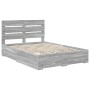 Estructura de cama con cajón Gris Sonoma 160 x 200 cm en Conjuntos de muebles | Comprar online en Foro24