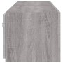 Muebles TV de pared con luces LED 2 uds gris Sonoma 80x35x31 cm de , Muebles TV - Ref: Foro24-837292, Precio: 105,40 €, Descu...