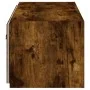 Wall-mounted TV stand with smoked oak LED lights 100x35x31 cm by , TV Furniture - Ref: Foro24-837299, Price: 57,39 €, Discoun...