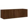 Wand-TV-Möbel mit LED-Leuchten, braune Eiche 100x35x31 cm von , TV-Möbel - Ref: Foro24-837301, Preis: 60,77 €, Rabatt: %