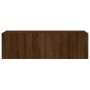 Wand-TV-Möbel mit LED-Leuchten, braune Eiche 100x35x31 cm von , TV-Möbel - Ref: Foro24-837301, Preis: 60,77 €, Rabatt: %