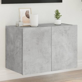 Wand-TV-Möbel mit betongrauen LED-Leuchten 60x35x41 cm von , TV-Möbel - Ref: Foro24-837308, Preis: 50,63 €, Rabatt: %