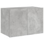 Wand-TV-Möbel mit betongrauen LED-Leuchten 60x35x41 cm von , TV-Möbel - Ref: Foro24-837308, Preis: 50,63 €, Rabatt: %